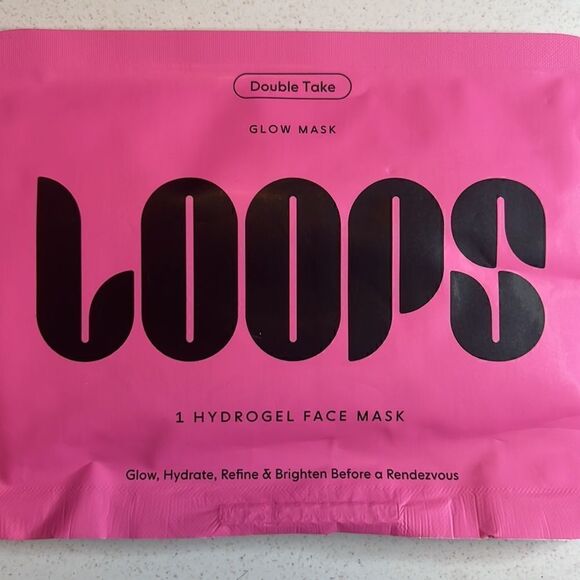 $6🌟 Loops Double Take Hydrogel Glow Face Mask - Picture 2 of 4
